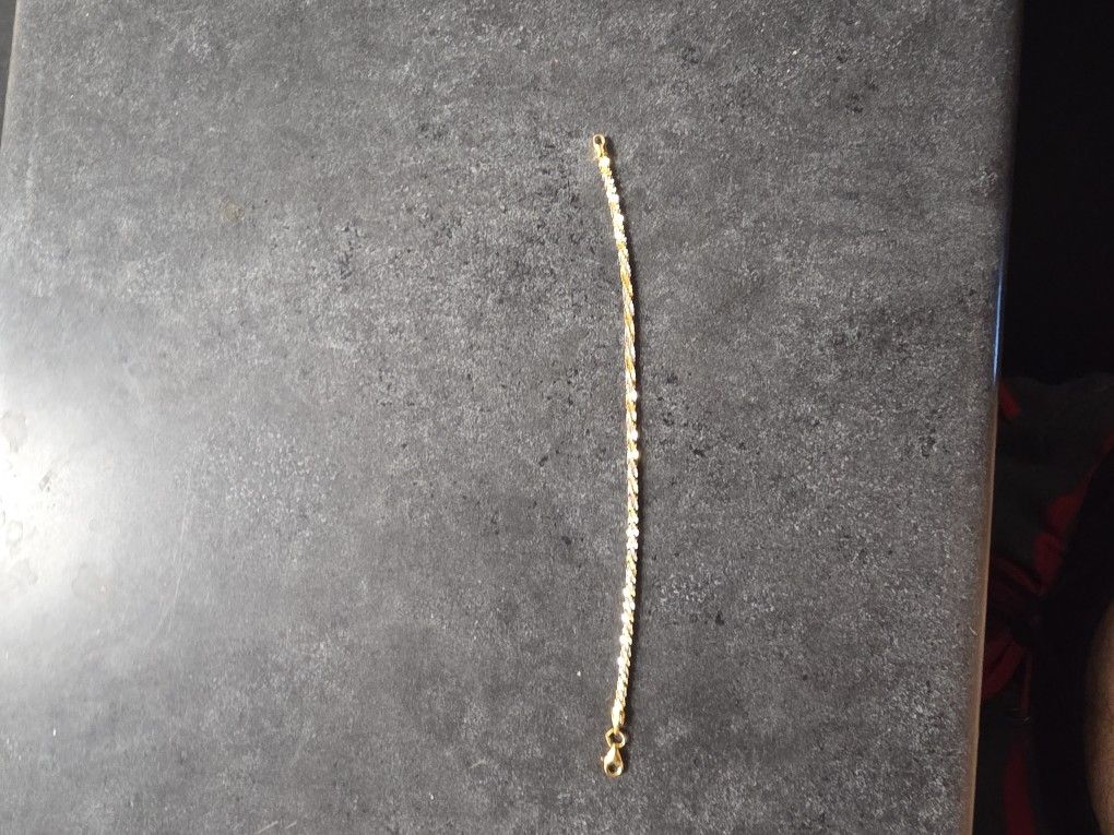 .925 Italy Twisted Rock Women's Bracelet