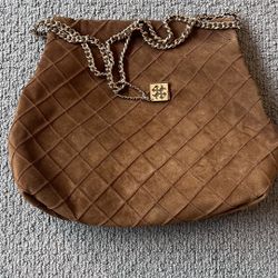 Brand New Tory Burch Suede Hobo