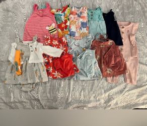 Baby Girl Summer Clothes Bundle - Size 3 Months