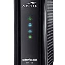 ARRIS SURFboard (16x4) DOCSIS 3.0 Cable Modem, approved for Cox, Spectrum, Xfinity & more (SB6183 Black)