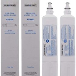 Sub-Zero 4204490 Refrigerator Water Filter Replacement Cartridge (2 pack) Sealed
