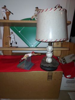 BASEBALL LAMP AND BASEBALL SHELVES ⚾️ PLUS 