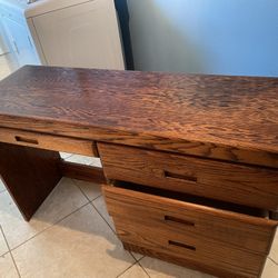 Desk With 3 Drawers 