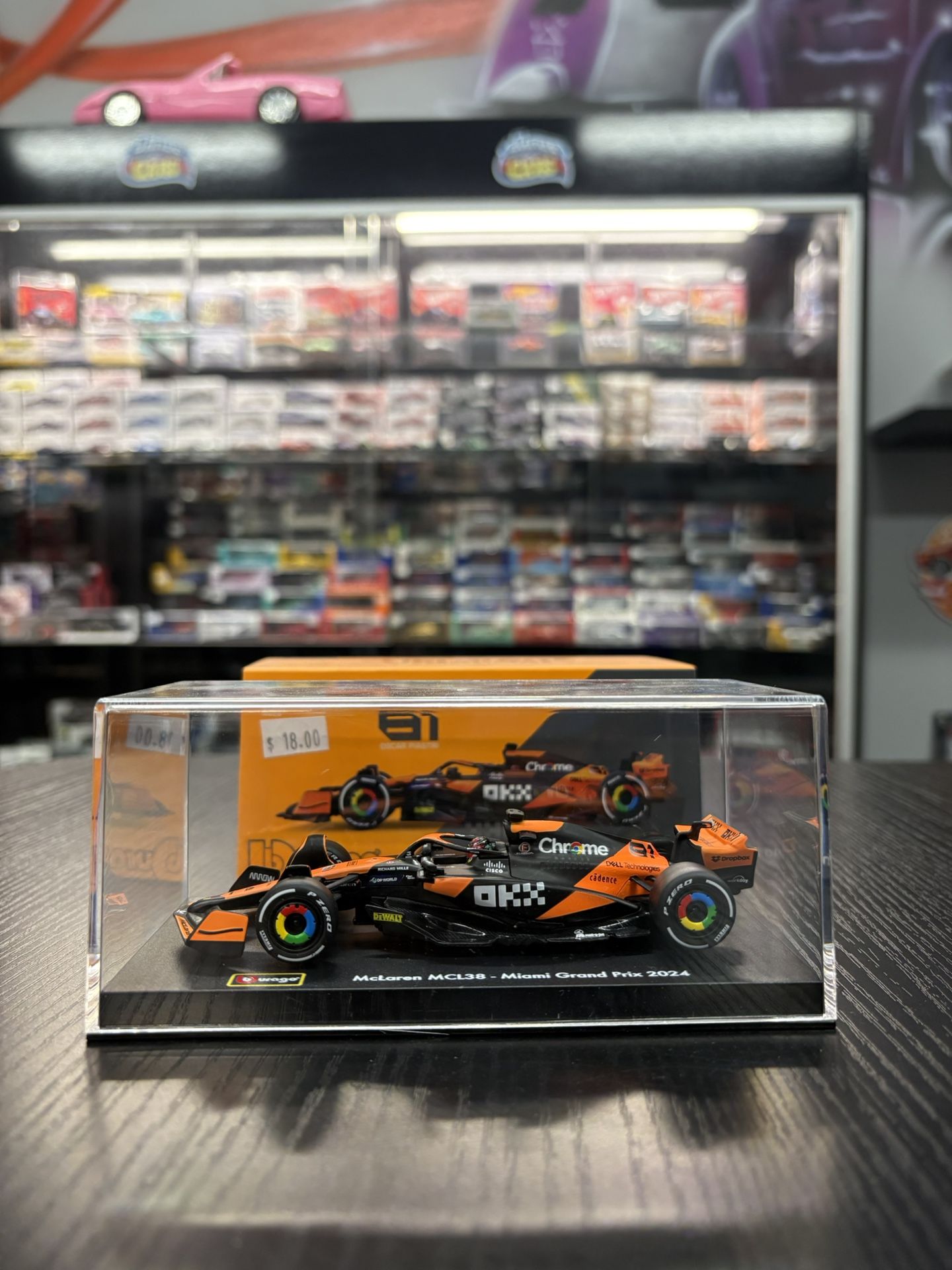 Burago McLaren 38 Miami Grand Prix 2024