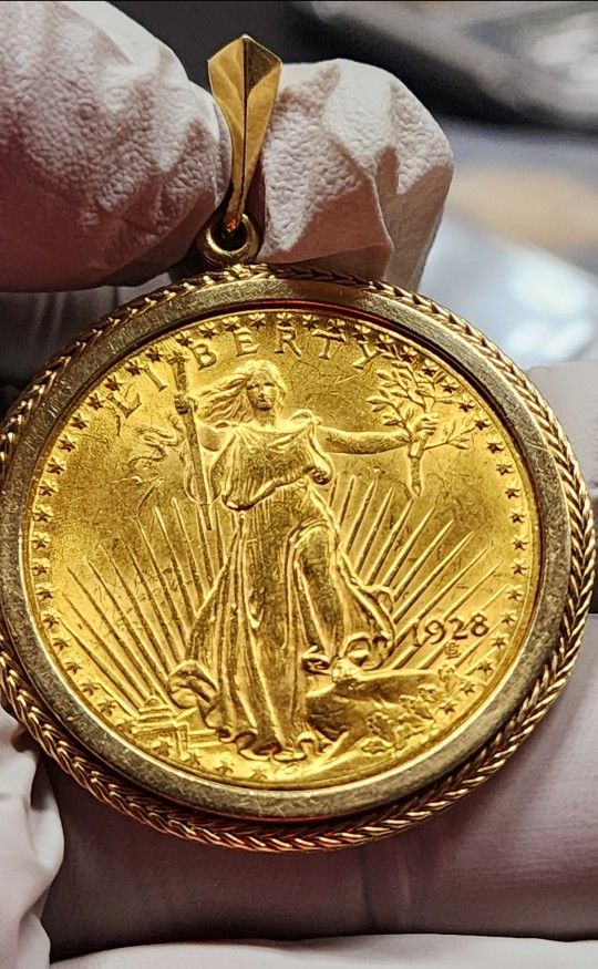 1928 Double Eagles Saint Gaudens 20 Dollars Gold