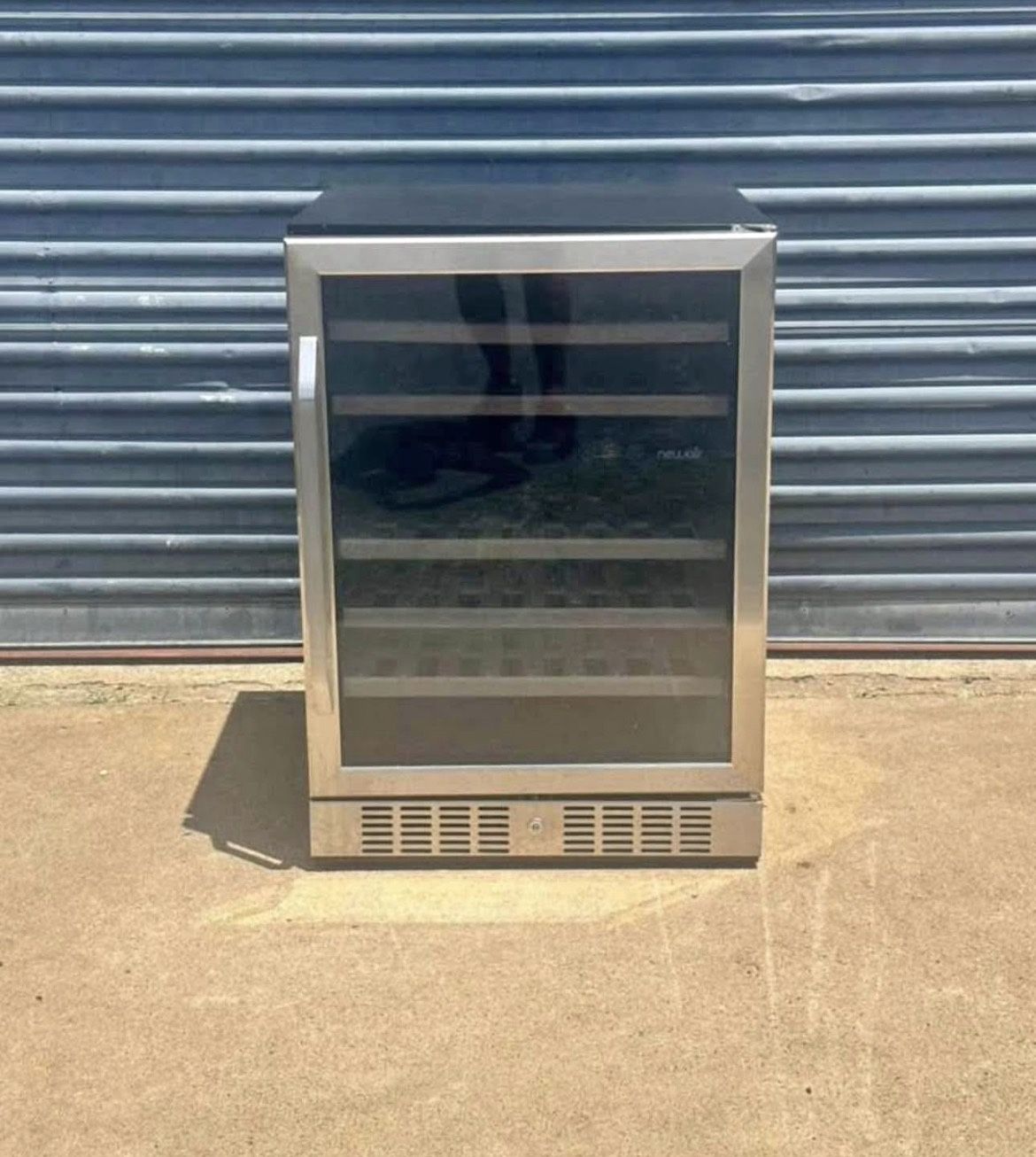 Dual Zone 24 in. 46-Bottle Built-In Wine Cooler Fridge Refrigerator with Lock and Reversible