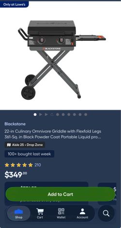 Blackstone 22” adventure