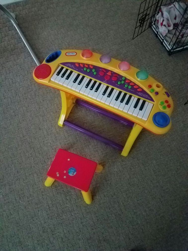 Little tikes hotsell piano with stool