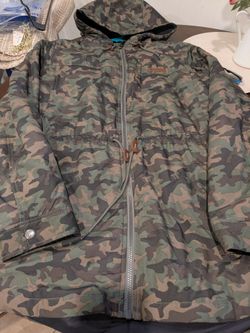 Columbia Camo Hooded Zip-Up Jacket