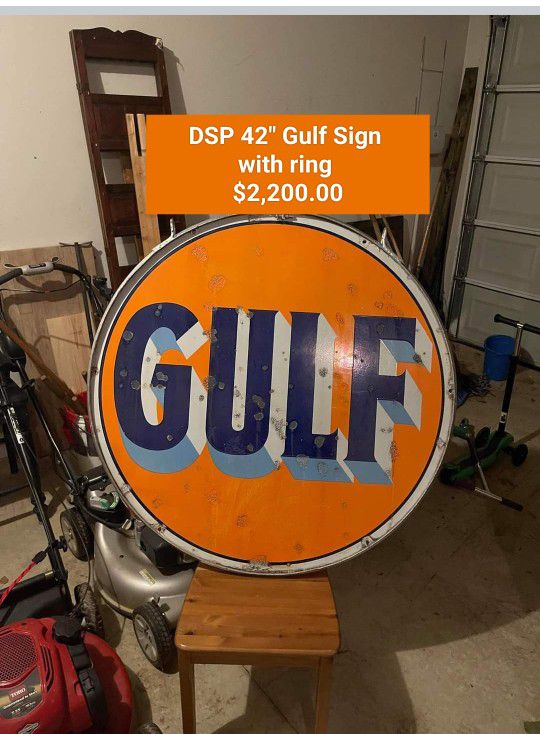 DSP 42" Gulf Sign With Ring 