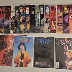 The Maxx 1-22,30, 31 plus extra #1, gen13 Maxx #1 comic book lot