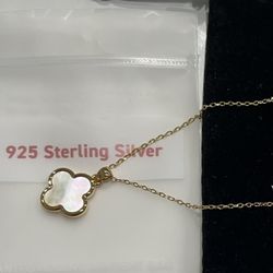 925 mother of pearl necklace pendant 