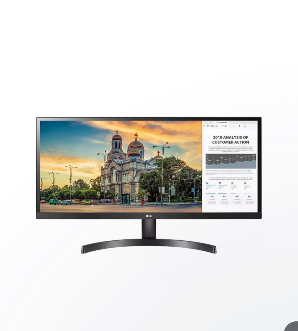 LG 29WK500-P 29” UltraWide FHD IPS LED Monitor – 21:9 Aspect Ratio, AMD FreeSync