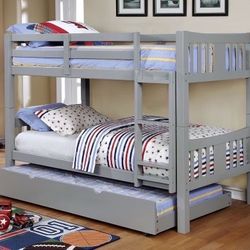 Full Fulltwin Grey Triple With Ortho Matres!!