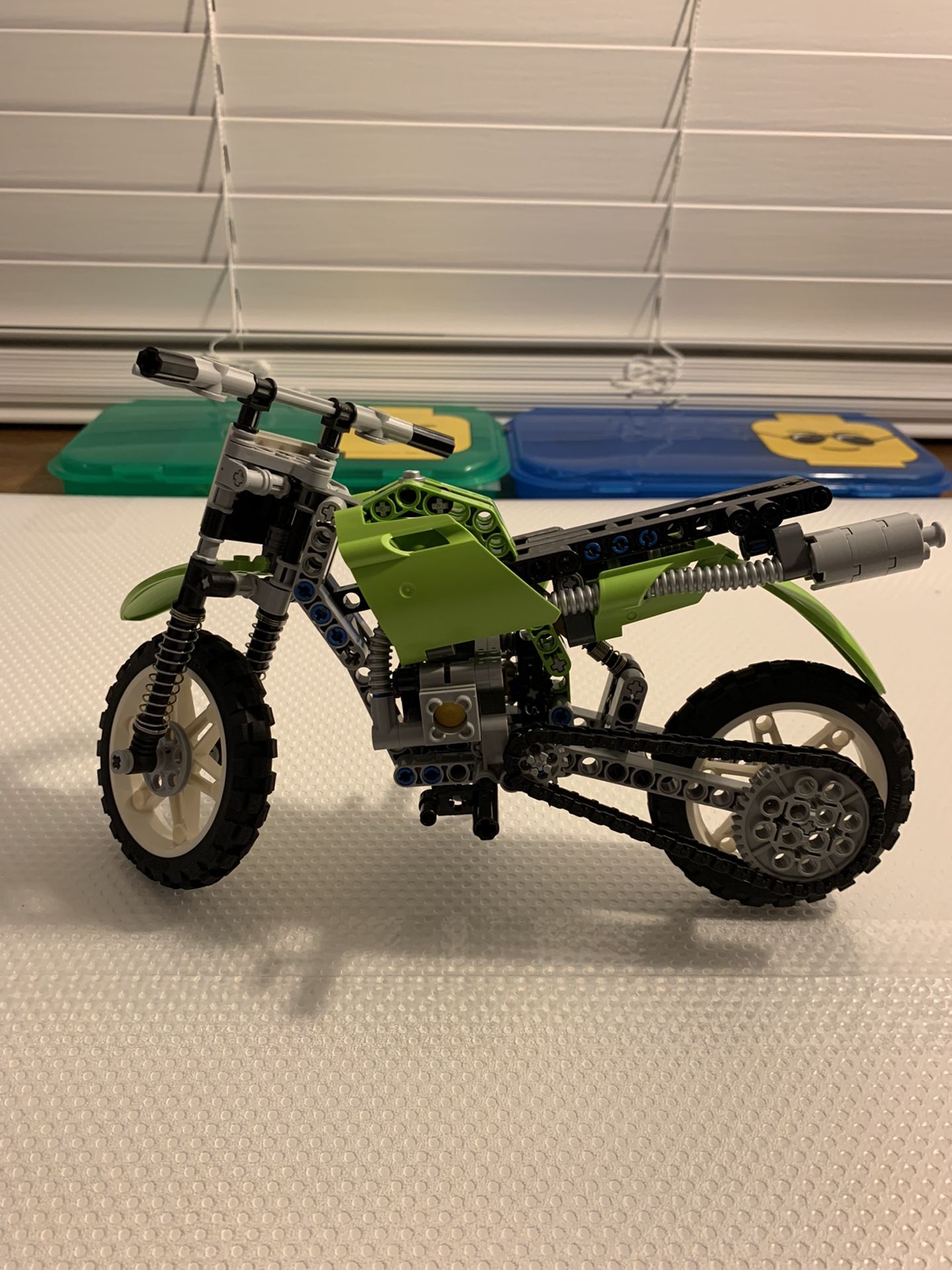 Lego 8291 Technic Dirt Bike 100% Complete with Manual And Extra Pieces