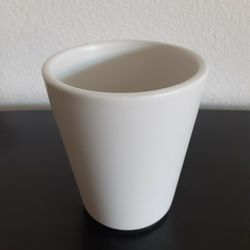 New Modern 5" Off White Ceramic Planter Plant Pot