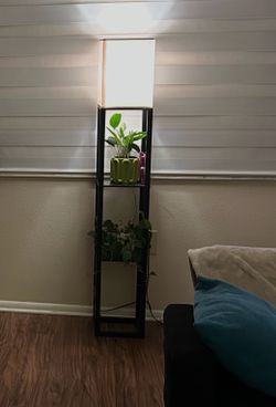 Lamp with Shelves