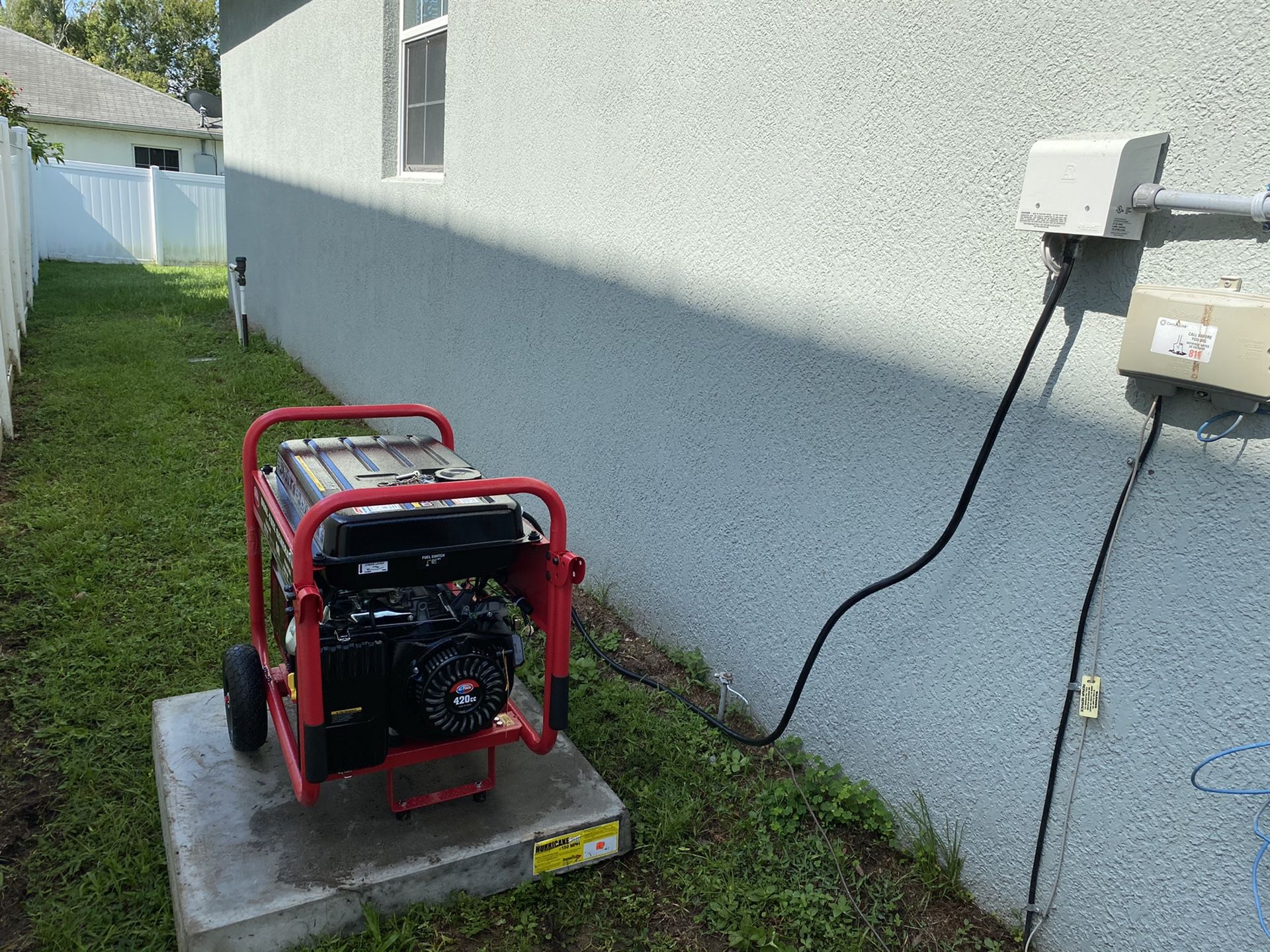 Generator plug and safety interlock