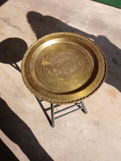 Brass Tea Tray $75. 