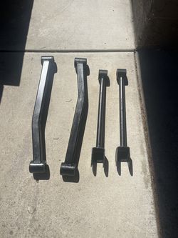 Detroit Axle - Front Upper & Lower Control Arms Replacement for 2007 2008 2009 2010 2011-2017 Jeep Wrangler JK - 4pc Set