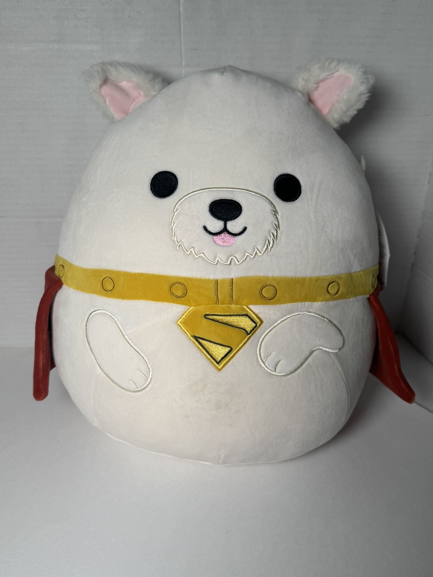 NWT Defect Last Photo Mark I have not tried to remove mark Krypto Superman Squishmallow DC Comics 12” Inch Plush 2025