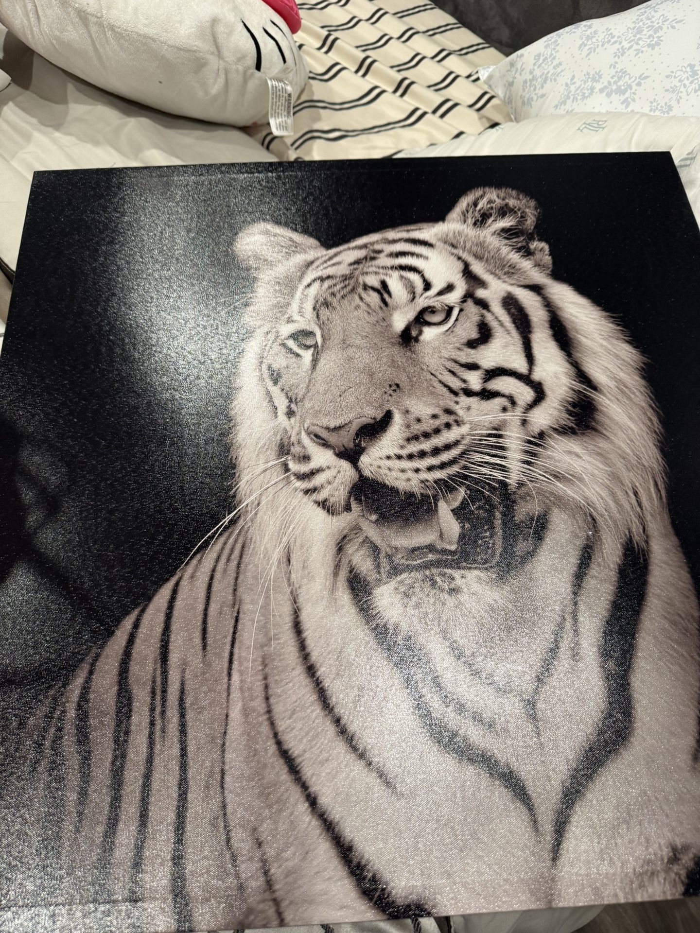 White Tiger Painting
