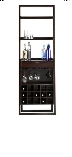 Crate & Barrel Sloane Leaning Wine Bar