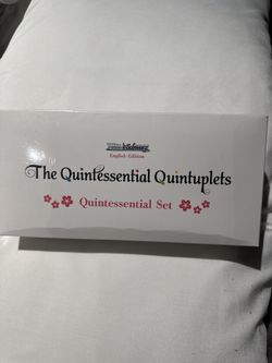 Weiss Schwarz Quintessential Quintuplets Quintessential Set Signature Card