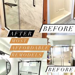 Tile Shower Floor Walls Bathroom