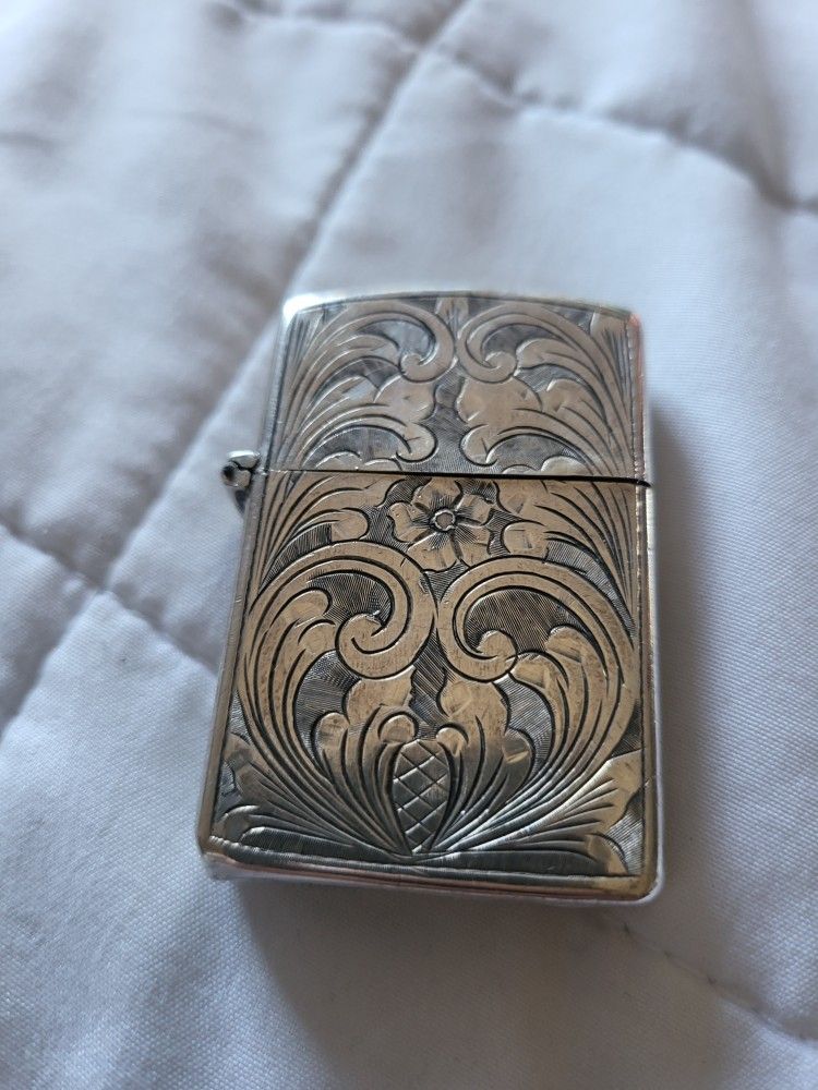 Silver Zippo Lighter