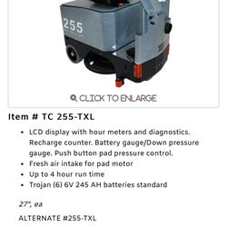 Tomcat Ride on Floor Machine-Only 63hrs