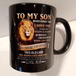 To My Son Love, Mom Ceramic Customized Mug 11 oz
