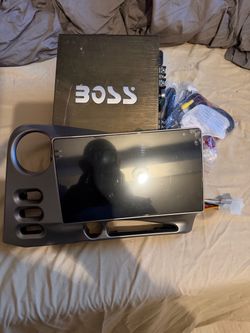 New stereo  android car pay /amp  Boss riot