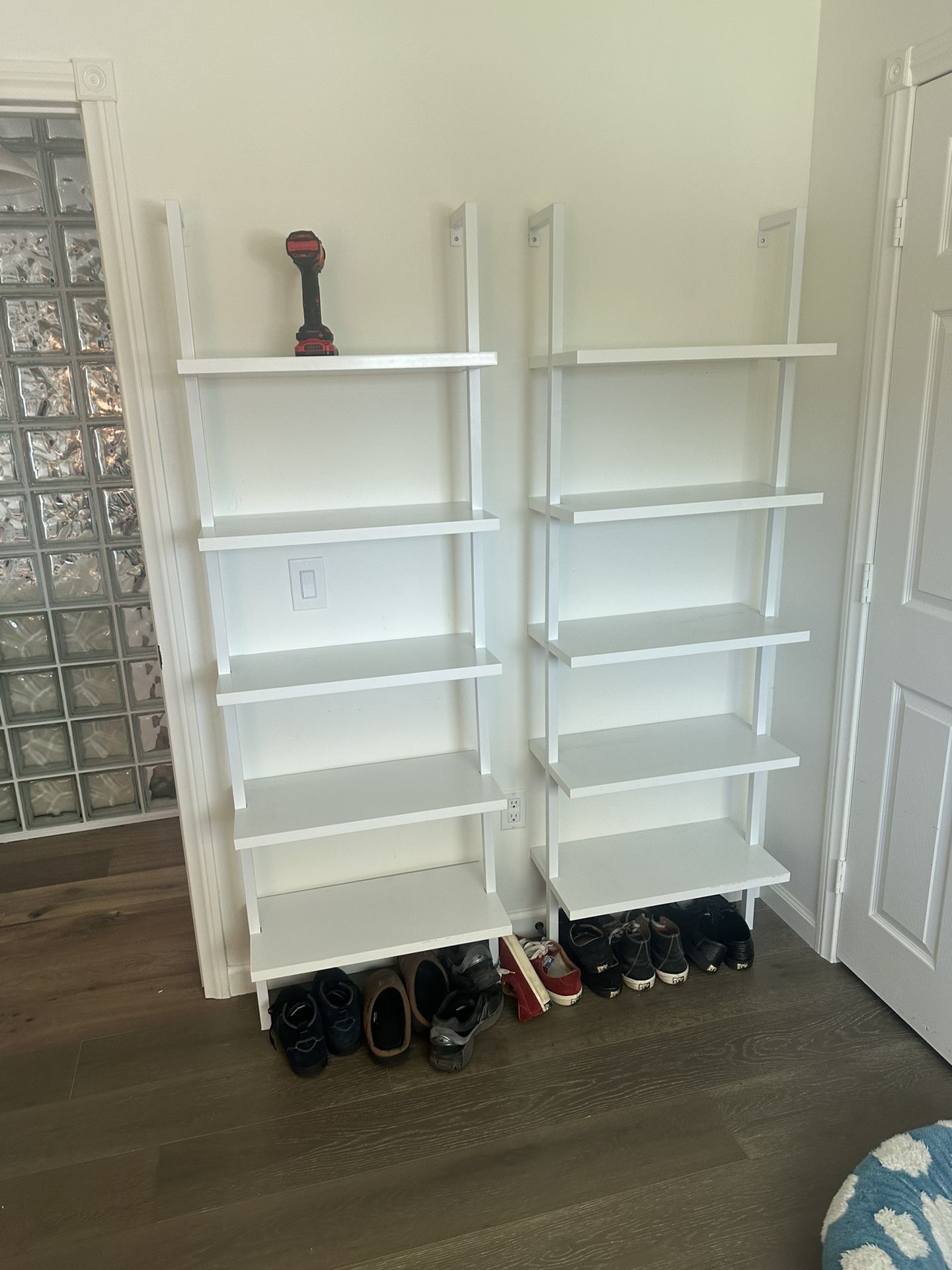 White Book Shelving