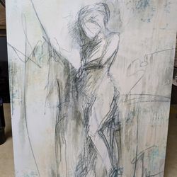 24" x 30" "Lady" Wall Art