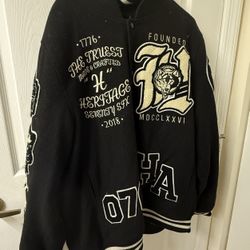 3xL American Heritage “Lone Wolf” Letterman Varsity Jacket