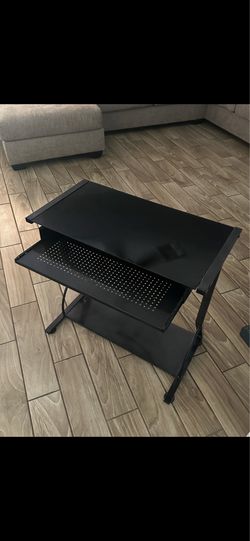 Glass top desk