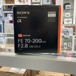 Sony FE 70-200mm F2.8 GM OSS II Lens