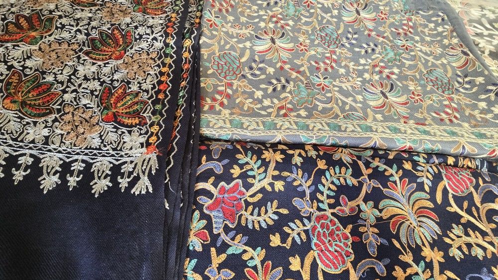 Embroidered Shawl.
