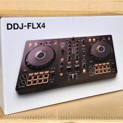 Pioneer DJ DDJ-FLX4 2 Ch Mixer Performance FX Pads Rekordbox & Serato Controller FLX4 🚨 Payment Options Available 🚨 No Credit Needed 🚨 