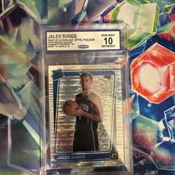 Jalen Suggs Rated Rookie Gem Mint 10 
