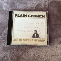 John Mellencamp “Plain Spoken” CD