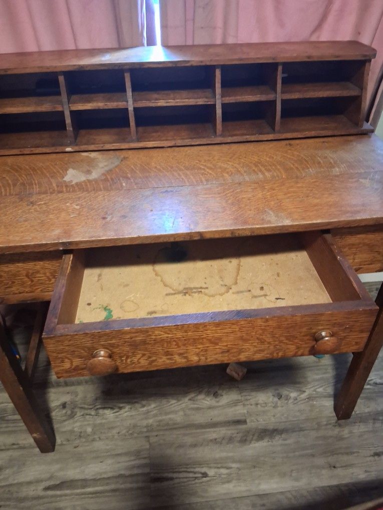 Antique mail desk.\n 1900s.