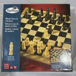 Pavilion Checkers Game Set