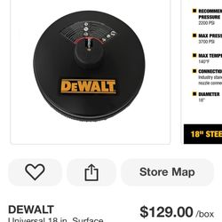 Dewalt Pressure Washer Floor Cleaner 