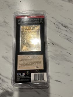 23KT Gold Commemorative Card