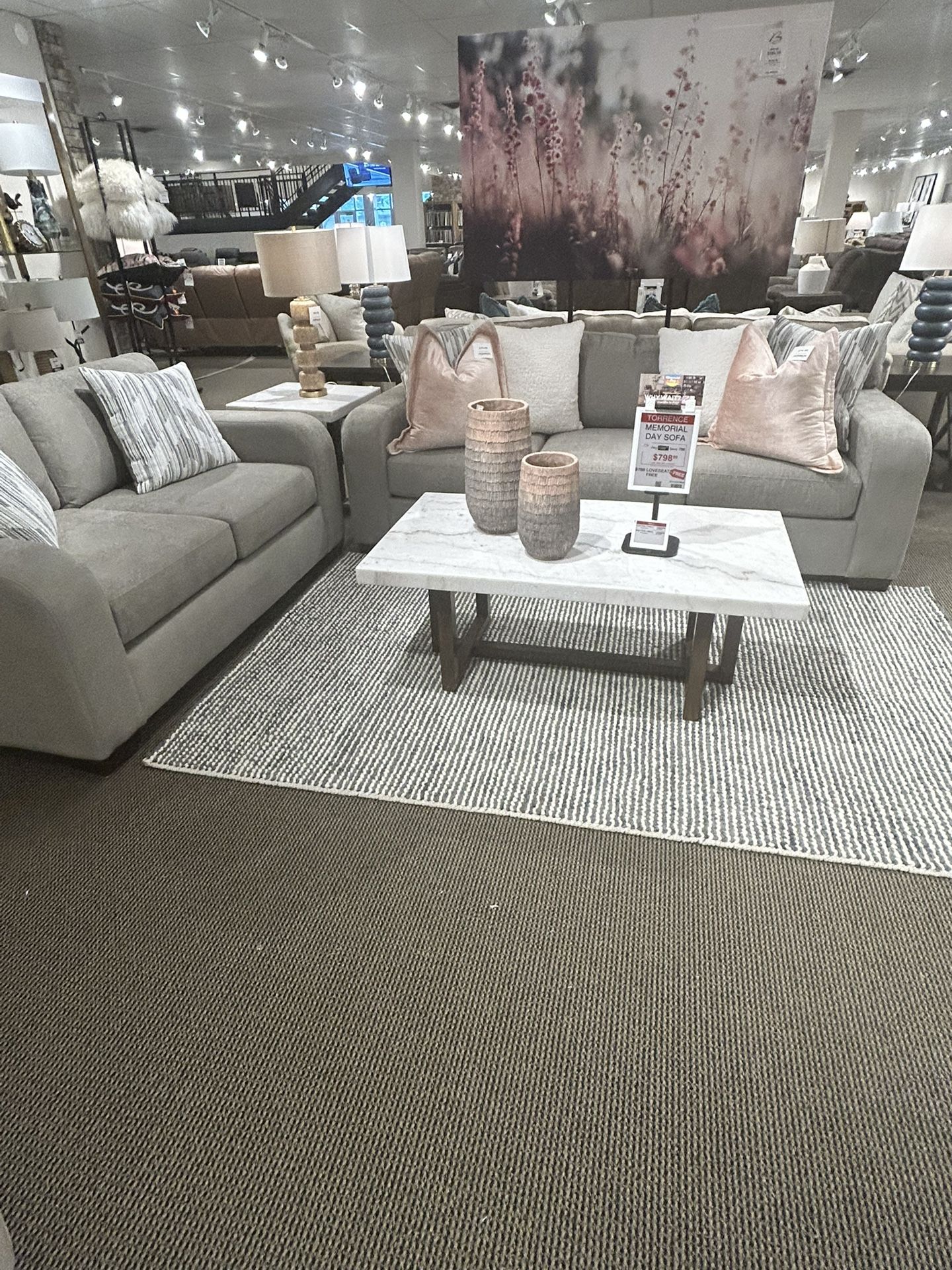 Beautiful Brand New Sofa And Loveseat