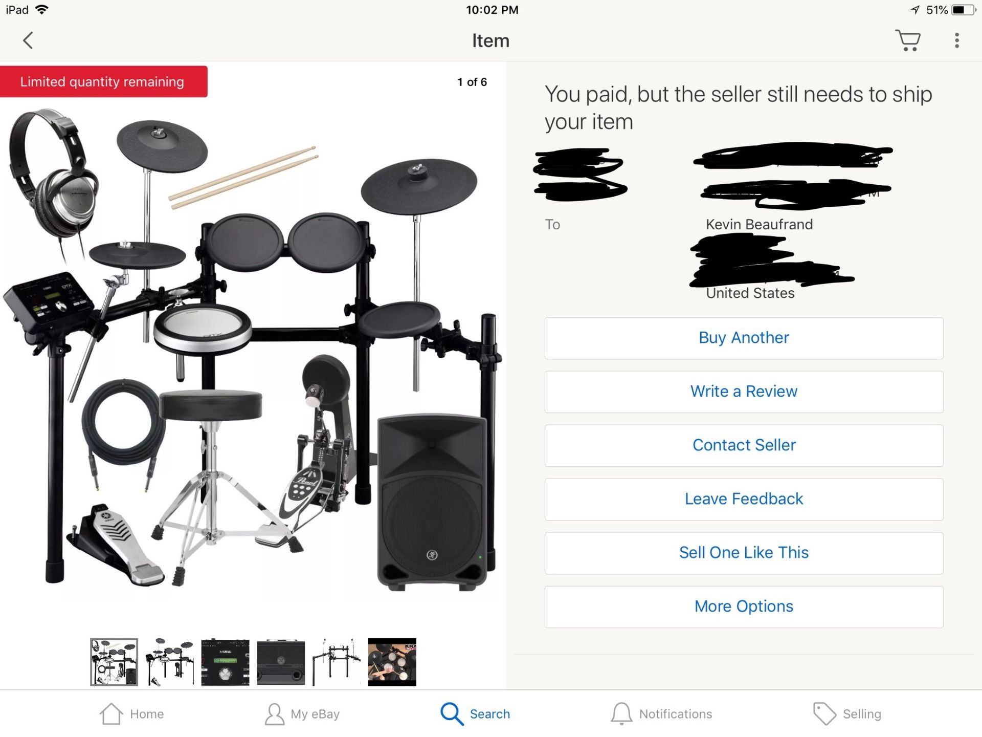 Yamaha Drumset DTX522K