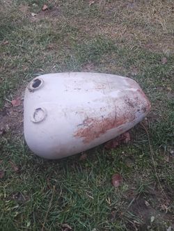 Old Harley Tank