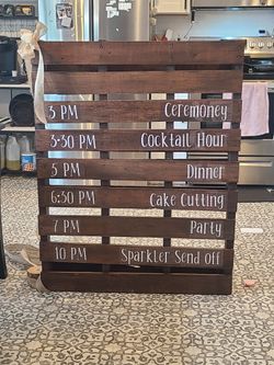 Stained Pallet Board 